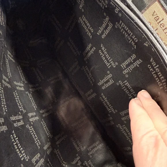 Valentino Orlandi Black Quilted Leather Top Handle Handbag - Picture 10 of 10